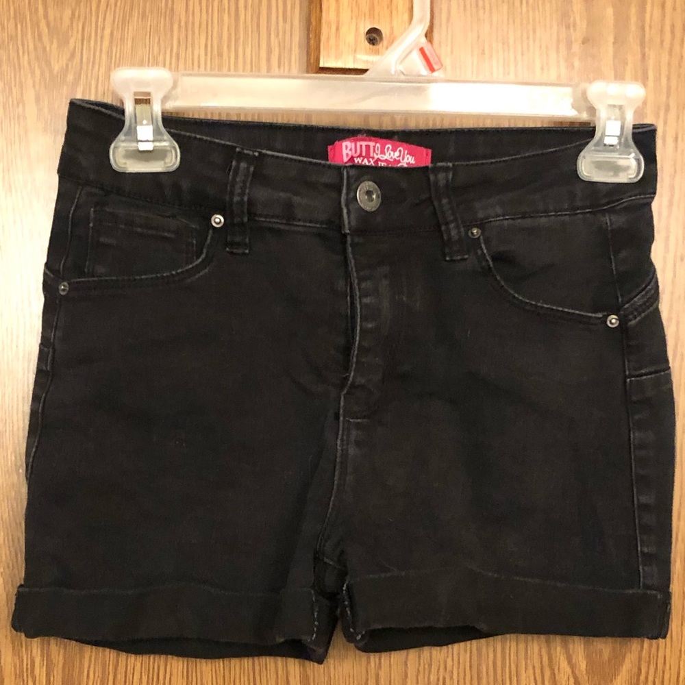 Wax Jeans Butt I Love You brand shorts, not low waist or high either